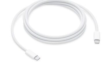 Apple 240W USB-C to USB-C Woven Charge Cable (2 m): Fast and Convenient Charging
