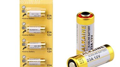 LiCB A23 23A 12V Alkaline Battery (5-Pack)