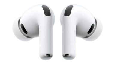 Apple AirPods Pro 3 Wireless Earbuds, Active Noise Cancellation, Live Translation, Heart Rate Sensing,Hearing Aid Feature,Bluetooth Headphones,Spatial Audio, High-Fidelity Sound, USB-C Charging, White