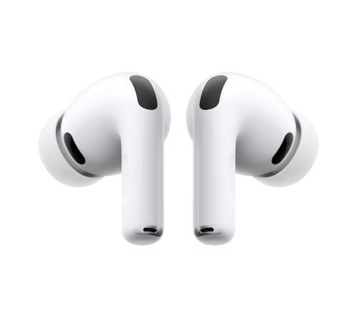 Apple AirPods Pro 3 Wireless Earbuds, Active Noise Cancellation, Live Translation, Heart Rate Sensing,Hearing Aid Feature,Bluetooth Headphones,Spatial Audio, High-Fidelity Sound, USB-C Charging, White