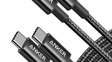 Anker USB C to USB C Cable, Type-C 60W Fast Charging Cable (6 FT, 2Pack) for iPhone 17 Series, iPad mini 6 and More (Black)