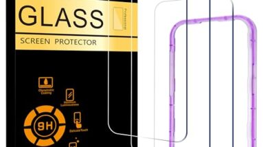 Ailun 3 Pack Screen Protector for iPhone 17 Pro Max [6.9 inch] with Installation Frame, Tempered Glass, Sensor Protection, Dynamic Island Compatible, Case Friendly