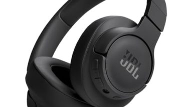 JBL Tune 720BT - Wireless Over-Ear Headphones with JBL Pure Bass Sound, Bluetooth 5.3, Up to 76H Battery Life and Speed Charge, Lightweight, Comfortable and Foldable Design (Black)