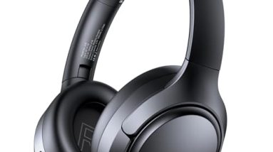 Hybrid Active Noise Cancelling Bluetooth 6.0 Headphones 120H Playtime 6 ENC Clear Call Mic, Over Ear Headphones Wireless with Hi-Res Audio Comfort Earcup Low Latency ANC Headphone for Travel Workout