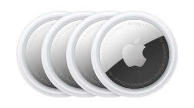 Apple AirTag (1st Generation) - 4 Pack. Keep Track of and find Your Keys, Wallet, Luggage, Backpack, and More. Simple one-tap Set up with iPhone or iPad, Bluetooth